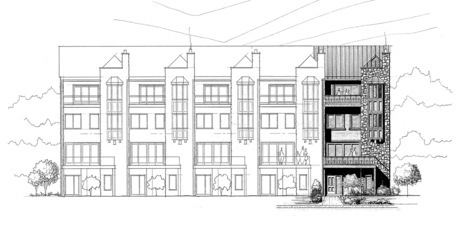 Townhouse Concept Drawing